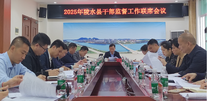 陵水县召开2025年干部监督工作联席会议...